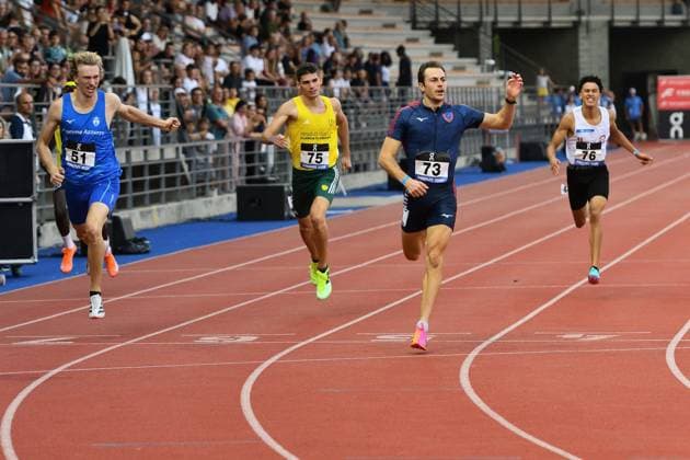 IPA87029416 - Edoardo SCOTTI (ITA) in action during the 2026 Italian National Track and Field Championships, held in Florence, Italy, on July 26, 2026  Copyright: xDavidexVaninetti IPAxSportx xx 87029416
