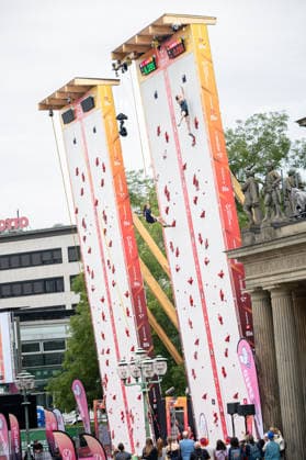 26.07.2026: Klettern - Speedklettern: Die Finals 2026 - Deutsche Meisterschaft Speed - Damen Hanna Schröer (Neustadt) Hannover Opernplatz Niedersachsen Deutschland *** July 26, 2026 Climbing Speed Climbing The Finals 2026 German Women s Speed Climbing Championship Hanna Schröer Neustadt Hannover Opernplatz Lower Saxony Germany