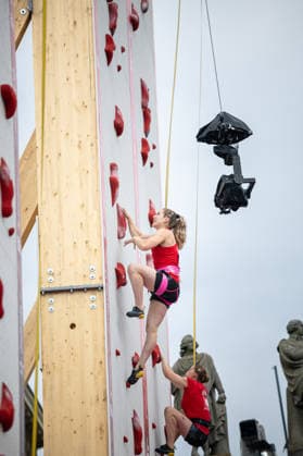 26.07.2026: Klettern - Speedklettern: Die Finals 2026 - Deutsche Meisterschaft Speed - Damen Sofiia Tulchynska (Dortmund) Hannover Opernplatz Niedersachsen Deutschland *** July 26, 2026 Climbing Speed Climbing The Finals 2026 German Women s Speed Climbing Championship Sofiia Tulchynska Dortmund Hannover Opernplatz Lower Saxony Germany
