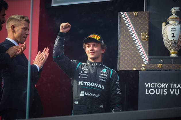 IPA87030045 - 12 Andrea Kimi Antonelli (ITA), INEOS AMG Mercedes W17, during the Hungarian Grand Prix at the Hungaroring in Budapest, July 23–26, 2026, 2026 Formula 1 World Championship, WM, Weltmeisterschaft  Copyright: xFedericoxBasile IPAxSportx xx 87030045