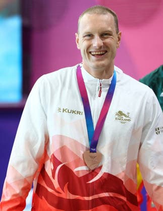 July 26, 2026, Glasgow, Scotland, Great Britain: LUKE GREENBANK of England with his bronze medal in the Swimming Men s 200m Backstroke Medal Ceremony of the Commonwealth Games Glasgow 2026 at the Tollcross International Swimming Centre in Glasgow, Scotland. Glasgow Great Britain - ZUMAc179 20260726_zep_c179_426 Copyright: xMickaelxChavetx