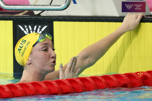 July 26, 2026, Glasgow, Scotland, Great Britain: LANI PALLISTER of Australia reacts to winning the Swimming Women s 1500m Freestyle Final of the Commonwealth Games Glasgow 2026 at the Tollcross International Swimming Centre in Glasgow, Scotland. Glasgow Great Britain - ZUMAc179 20260726_zep_c179_456 Copyright: xMickaelxChavetx