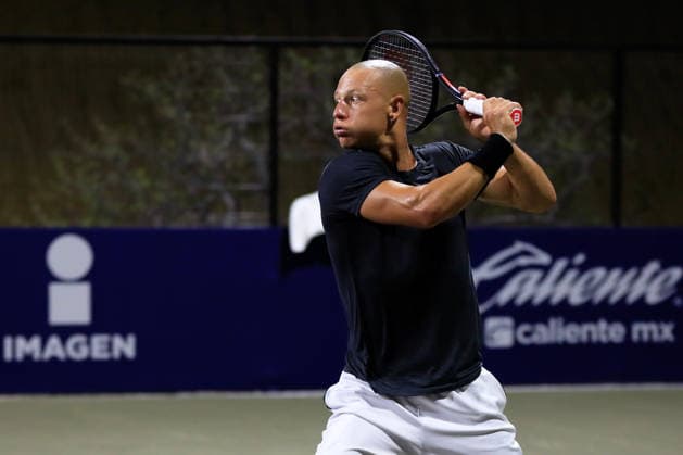 LOS CABOS TENNIS OPEN 2026 LOS CABOS TENNIS OPEN 2026 AIDAN MAYO VS ROGER PASCUAL FERRA 26072026 LOS CABOS, BAJA CALIFORNIA, MEXICO. Action photo of Aidan Mayo of the United States, during qualy game of the Los Cabos Tennis Open 2026 held at the Cabo Sports Complex in Baja California, Mexico. Foto de accion de Aidan Mayo de Estados Unidos, durante juego clasificatorio del Los Cabos Tennis Open 2026 celebrado en el Cabo Sports Complex de Baja California, Mexico. PHOTO BY IMAGENSHOP AGENCIA FOTOGRAFICA LOS CABOS BAJA CALIFORNIA MEXICO *** LOS CABOS TENNIS OPEN 2026 LOS CABOS TENNIS OPEN 2026 AIDAN MAYO VS ROGER PASCUAL FERRA 07 26 2026 LOS CABOS, BAJA CALIFORNIA, MEXICO Action photo of Aidan Mayo of the United States during a qualifying match at the 2026 Los Cabos Tennis Open held at the Cabo Sports Complex in Baja California, Mexico Action photo of Aidan Mayo of the United States, during a qualifying match at the 2026 Los Cabos Tennis Open held at the Cabo Sports Complex in Baja California, Mexico. PHOTO BY IMAGENSHOP PHOTO AGENCY LOS CABOS, BAJA CALIFORNIA, MEXICO Copyright: xIMAGENSHOPxAGENCIAxFOTOGRAFICAx