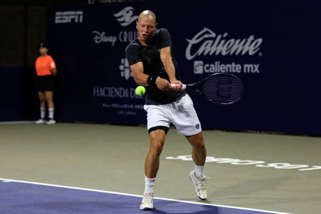 LOS CABOS TENNIS OPEN 2026 LOS CABOS TENNIS OPEN 2026 AIDAN MAYO VS ROGER PASCUAL FERRA 26072026 LOS CABOS, BAJA CALIFORNIA, MEXICO. Action photo of Aidan Mayo of the United States, during qualy game of the Los Cabos Tennis Open 2026 held at the Cabo Sports Complex in Baja California, Mexico. Foto de accion de Aidan Mayo de Estados Unidos, durante juego clasificatorio del Los Cabos Tennis Open 2026 celebrado en el Cabo Sports Complex de Baja California, Mexico. PHOTO BY IMAGENSHOP AGENCIA FOTOGRAFICA LOS CABOS BAJA CALIFORNIA MEXICO *** LOS CABOS TENNIS OPEN 2026 LOS CABOS TENNIS OPEN 2026 AIDAN MAYO VS ROGER PASCUAL FERRA 07 26 2026 LOS CABOS, BAJA CALIFORNIA, MEXICO Action photo of Aidan Mayo of the United States during a qualifying match at the 2026 Los Cabos Tennis Open held at the Cabo Sports Complex in Baja California, Mexico Action photo of Aidan Mayo of the United States, during a qualifying match at the 2026 Los Cabos Tennis Open held at the Cabo Sports Complex in Baja California, Mexico. PHOTO BY IMAGENSHOP PHOTO AGENCY LOS CABOS, BAJA CALIFORNIA, MEXICO Copyright: xIMAGENSHOPxAGENCIAxFOTOGRAFICAx