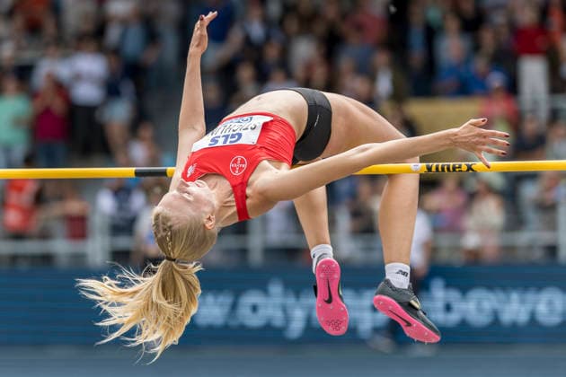 Deutsche Leichtathletik-Meisterschaften; Bochum-Wattenscheid, 26.07.2026 Bianca Stichling (TSV Bayer o4 Leverkusen), Hochsprung ; Deutsche Leichtathletik-Meisterschaften am 26.07.2026 im Lorheide-Stadion, Bochum-Wattenscheid (Nordrhein-Westfalen). *** German Track and Field Championships, Bochum Wattenscheid, July 26, 2026; Bianca Stichling, TSV Bayer 04 Leverkusen, high jump; German Track and Field Championships on July 26, 2026, at Lorheide Stadium, Bochum-Wattenscheid, North Rhine-Westphalia Copyright: xBEAUTIFULxSPORTS AxelxKohringx