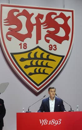 Stuttgart , VfB Stuttgart Mitgliederversammlung 2026 , Andreas Grupp *** Stuttgart, VfB Stuttgart 2026 General Meeting, Andreas Grupp