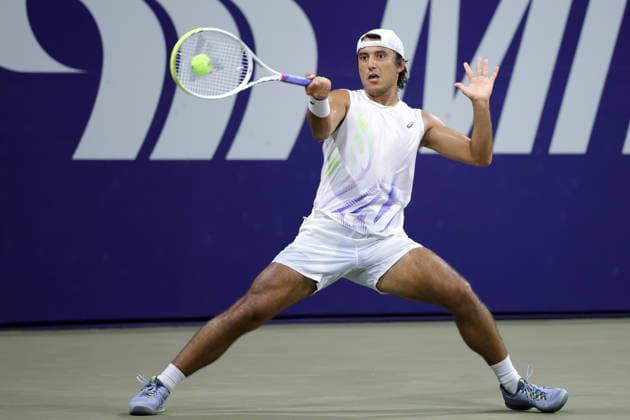 LOS CABOS TENNIS OPEN 2026 LOS CABOS TENNIS OPEN 2026 ALEJANDRO HERNANDEZ VS ALAN MAGADAN 26072026 LOS CABOS, BAJA CALIFORNIA, MEXICO. Action photo of Alan Magadan of Mexico, during qualy game of the Los Cabos Tennis Open 2026 held at the Cabo Sports Complex in Baja California, Mexico. Foto de accion de Alan Magadan de Mexico, durante juego clasificatorio del Los Cabos Tennis Open 2026 celebrado en el Cabo Sports Complex de Baja California, Mexico. PHOTO BY IMAGENSHOP AGENCIA FOTOGRAFICA LOS CABOS BAJA CALIFORNIA MEXICO *** LOS CABOS TENNIS OPEN 2026 LOS CABOS TENNIS OPEN 2026 ALEJANDRO HERNANDEZ VS ALAN MAGADAN 07 26 2026 LOS CABOS, BAJA CALIFORNIA, MEXICO Action photo of Alan Magadan of Mexico during a qualifying match at the 2026 Los Cabos Tennis Open held at the Cabo Sports Complex in Baja California, Mexico Action photo of Alan Magadan of Mexico, during a qualifying match at the 2026 Los Cabos Tennis Open held at the Cabo Sports Complex in Baja California, Mexico PHOTO BY IMAGENSHOP PHOTO AGENCY LOS CABOS BAJA CALIFORNIA MEXICO Copyright: xIMAGENSHOPxAGENCIAxFOTOGRAFICAx