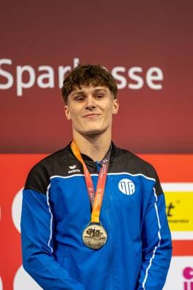 DM Finals 2026; Gerätfinals Männer Sprung***Marcel Graf ist deutscher Meister *** 2026 DM Finals Men s Apparatus Finals – Vault***Marcel Graf is the German champion Copyright: xUdoxHerrmannx