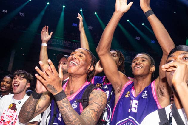 Emotionen 26.07.2026, LGCY, Basketball, Uber East Halle, Berlin *** Emotions, July 26, 2026, LGCY, Basketball, Uber East Halle, Berlin Copyright: HMBxMedia xFinnxWeidmann