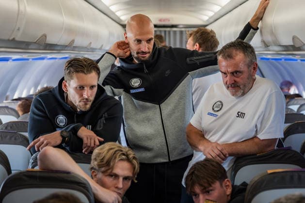 Football, Champions League qualifiers, travelling of SK Sturm Graz