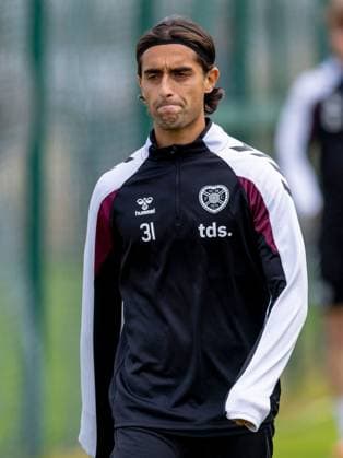 Yan Dhanda of Heart of Midlothian during Hearts training ahead of the clash with Sturm Graz Heart of Midlothian Training, Football, Oriam, Edinburgh, Scotland, UK - 27 Jul 2026Edinburgh Oriam Scotland United Kingdom EDITORIAL USE ONLY No use with unauthorised audio, video, data, fixture lists, club league logos or live services. Online in-match use limited to 120 images, no video emulation. No use in betting, games or single club league player publications.  Copyright: xAlanxRennie Shutterstockx 17015659af