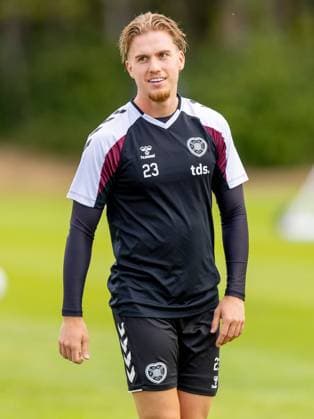 Jordi Altena of Heart of Midlothian during Hearts training ahead of the clash with Sturm Graz Heart of Midlothian Training, Football, Oriam, Edinburgh, Scotland, UK - 27 Jul 2026Edinburgh Oriam Scotland United Kingdom EDITORIAL USE ONLY No use with unauthorised audio, video, data, fixture lists, club league logos or live services. Online in-match use limited to 120 images, no video emulation. No use in betting, games or single club league player publications.  Copyright: xAlanxRennie Shutterstockx 17015659da