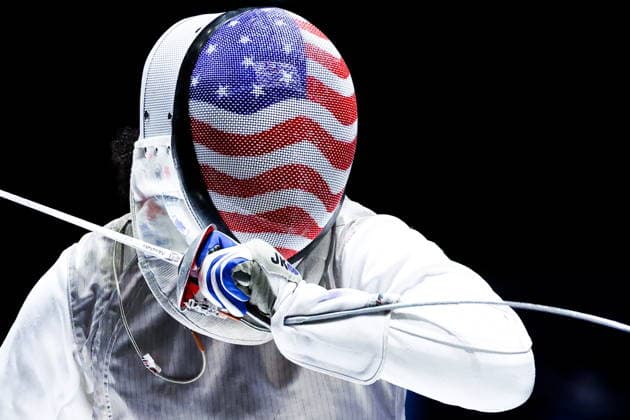 CHINA, HONG KONG - JULY 27, 2026: Lauren Scruggs of the United States competes in the ladies individual foil event at the 2026 Kerry Fencing World Championships. Mikhail Sinitsyn TASS  95532305