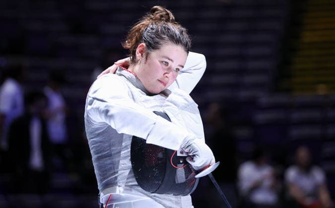 CHINA, HONG KONG - JULY 27, 2026: Russia s Aila Mamedova competes in the ladies individual foil event at the 2026 Kerry Fencing World Championships 2026 Fencing World Championships In Hong Kong  - ZUMAt113 20260727_zaa_t113_094 Copyright: xMikhailxSinitsynx