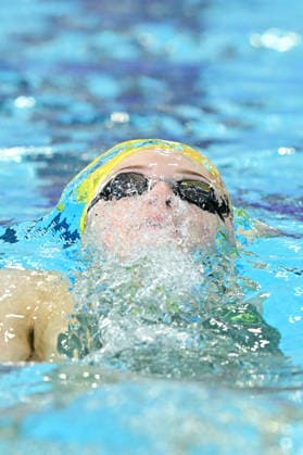 COM26 SWIMMING HEATS, Tara Kinder of Australiacompetes during the Women™s 400m Individual Medley heats at the Glasgow 2026 Commonwealth Games at the Tollcross International Swimming Centre in Glasgow, Scotland, Monday, July 27, 2026. ( NO ARCHIVING, EDITORIAL USE ONLY Glasgow Scotland United Kingdom  Copyright: xDEANxLEWINSx 20260727166259010968