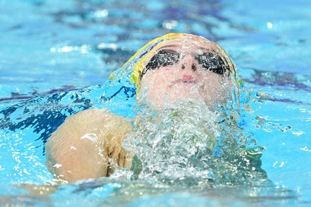 COM26 SWIMMING HEATS, Tara Kinder of Australiacompetes during the Women™s 400m Individual Medley heats at the Glasgow 2026 Commonwealth Games at the Tollcross International Swimming Centre in Glasgow, Scotland, Monday, July 27, 2026. ( NO ARCHIVING, EDITORIAL USE ONLY Glasgow Scotland United Kingdom  Copyright: xDEANxLEWINSx 20260727199936131300