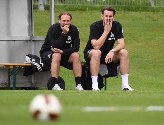 25.07.2026, xophax, Fussball 1.Bundesliga, 1.FC Koeln Trainingslager . Mannschaft in Kitzbühel .Training in Sankt Johann. Till Steidten und Thomas Kessler, rechts ( beide 1.FC Köln ) Kitzbühel *** July 25, 2026, xophax, Soccer, Bundesliga 1, 1. FC Köln Training Camp: Team in Kitzbühel, Training in Sankt Johann, Till Steidten and Thomas Kessler (both on the right), 1. FC Köln, Kitzbühel