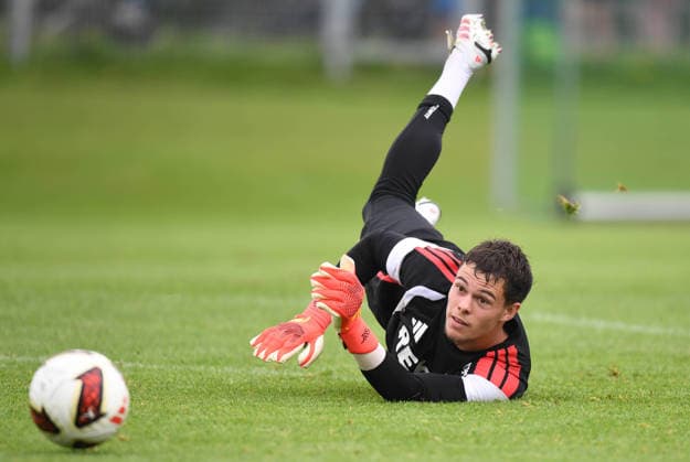 25.07.2026, xophax, Fussball 1.Bundesliga, 1.FC Koeln Trainingslager . Mannschaft des 1.FC Köln in Kitzbühel .Training in Sankt Johann. Torwart Martin James . Kitzbühel *** July 25, 2026, xophax, Soccer, Bundesliga 1, 1. FC Köln Training Camp: 1. FC Köln team in Kitzbühel; Training in Sankt Johann; Goalkeeper Martin James; Kitzbühel