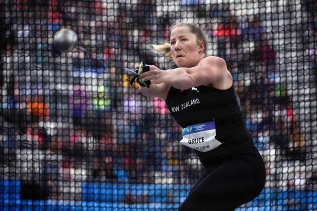 COM26 ATHLETICS, Lauren Bruce of New Zealand competes in the Women s Hammer Throw Qualifying during the Glasgow 2026 Commonwealth Games at Scotstoun Stadium in Glasgow, Scotland, Monday, July 27, 2026. ( NO ARCHIVING, EDITORIAL USE ONLY Glasgow United Kingdom  Copyright: xJOELxCARRETTx 20260727195212977587