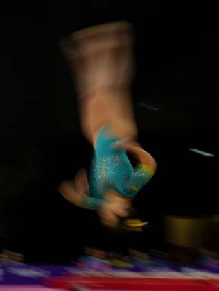 Georgia Godwin of Australia on the floor during the fourth rotation of the Artistic Gymnastics Women s All-Around Final. Glasgow 2026 Commonwealth Games, Day Four, Glasgow, Scotland, UK - 26 Jul 2026Glasgow Scotland United Kingdom  Copyright: xStuartxWallace Shutterstockx 17005518bz
