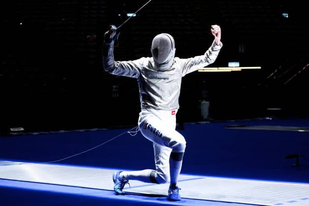 CHINA, HONG KONG - JULY 27, 2026: Russia s Pavel Graudyn competes in the men s individual sabre event at the 2026 Kerry Fencing World Championships 2026 Fencing World Championships In Hong Kong  - ZUMAt113 20260727_zaa_t113_251 Copyright: xMikhailxSinitsynx