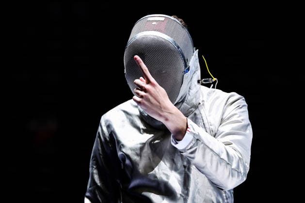 CHINA, HONG KONG - JULY 27, 2026: Russia s Pavel Graudyn competes in the men s individual sabre event at the 2026 Kerry Fencing World Championships 2026 Fencing World Championships In Hong Kong  - ZUMAt113 20260727_zaa_t113_252 Copyright: xMikhailxSinitsynx