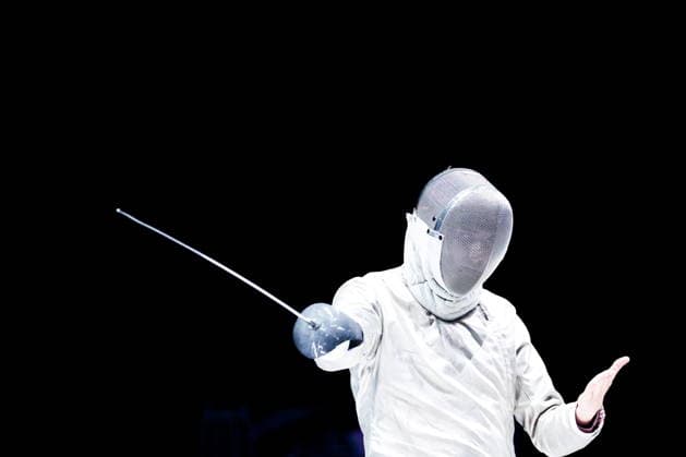CHINA, HONG KONG - JULY 27, 2026: Russia s Pavel Graudyn during the men s individual sabre event at the 2026 Kerry Fencing World Championships. Mikhail Sinitsyn TASS  95535691