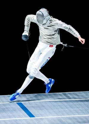 CHINA, HONG KONG - JULY 27, 2026: Russia s Pavel Graudyn during the men s individual sabre event at the 2026 Kerry Fencing World Championships. Mikhail Sinitsyn TASS  95535694