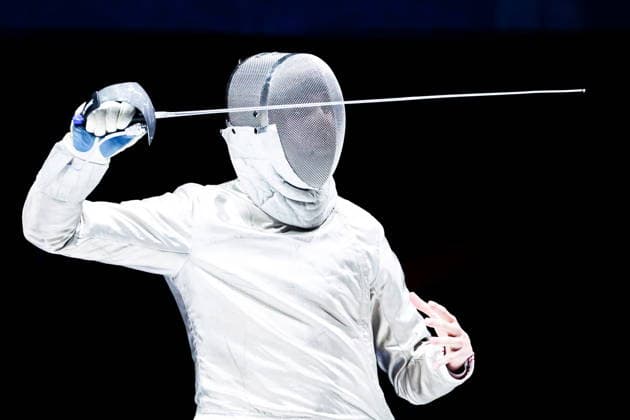 CHINA, HONG KONG - JULY 27, 2026: Russia s Pavel Graudyn during the men s individual sabre event at the 2026 Kerry Fencing World Championships 2026 Fencing World Championships In Hong Kong  - ZUMAt113 20260727_zaa_t113_294 Copyright: xMikhailxSinitsynx