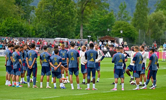 Football, Bundesliga 1, FC Bayern Munich, Training