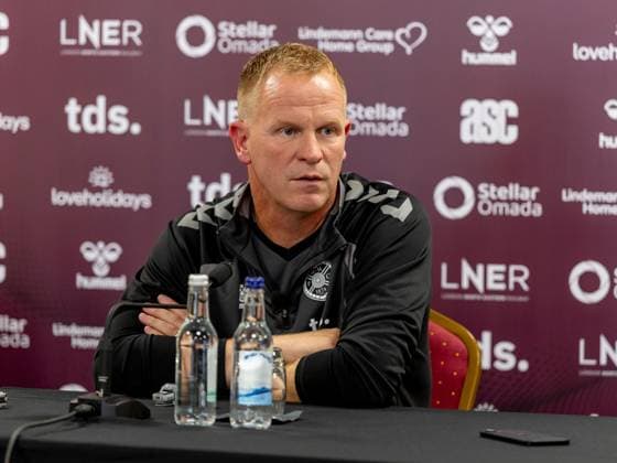 Heart of Midlothian manager Wouter Vrancken Speak to the press ahead of the clash with Sturm Graz Heart of Midlothian press conference, PK, Pressekonferenz ahead of their UEFA Champions League Qualifier, Football, Tynecastle Park, Edinburgh, Scotland, UK - 27 Jul 2026Edinburgh Oriam Scotland United Kingdom  Copyright: xAlanxRennie Shutterstockx 17015679m