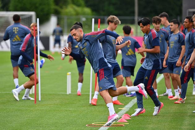 Arijon IBRAHIMOVIC (Bayern Muenchen), Oeffentliches Training FC Bayern Muenchen im Trainingslager in Rottach Egern am 27.07.2026. Fussball 1. Bundesliga,Saison 2026 2027. *** Arijon IBRAHIMOVIC, Bayern Munich; FC Bayern Munich s public training session at the training camp in Rottach Egern on July 27, 2026; Soccer, Bundesliga 1, 2026–2027 Season