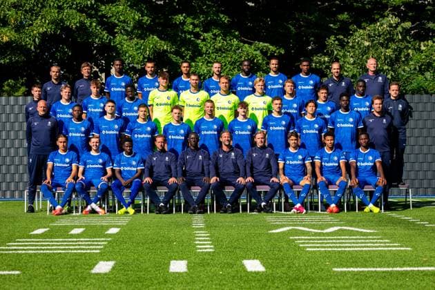 up (L-R), Gent s doctor Jens De Decker, Gent s physiotherapist Frank Wezenbeek, Gent s Mamadou Diallo, Gent s Matties Volckaert, Gent s Aime Omgba, Gent s Siebe Van der Heyden, Gent s Wilfried Kanga, Gent s new player Christian Burgess, Gent s JosuÃ Vergara, Gent s physiotherapist Matti Mortier, Gent s Dirk Rogiest, (second L-R), Gent s physical coach Bram De Winne, Gent s Matisse Samoise, Gent s Tibe De Vlieger, Cercle s Victor Da Silva Vitinho, Gent s goalkeeper Bas Evers, Gent s goalkeeper Kjell Peersman, Gent s goalkeeper Davy Roef, goalkeeper Victor De Coninck, Gent s Lars Cooman, Gent s Bachir Ngom, Gent s Abdelkahar Kadri, Gent s Simon Bourgeois, (third L-R), Gent s keeper coach Bart Van Tornhout, Gent s Hyllarion Goore, Gent s Maksim Paskotsi, Laszlo Benes, Gent s Gilles De Meyer, Gent s Wout Asselman, Gent s Hannes Vernemmen, Gent s Mathias Delorge, Gent s Atsuki Ito, Gent s Ibrahima Cisse, Gent s head of performance Stijn Matthys, (under L-R), Gent s Mohammed El Adfaoui, Gent s Max Dean, Gent s El Hadji Seck, Essevee s assistant coach Dwight Waeytens, Gent s assistant coach M Baye Leye, Gent s head coach Rik De Mil, Gent s assistant coach Hans Cornelis, Gent s Tiago Araujo, Gent s Momodou Lamin Sonko and Gent s Abdoul Ayinde pose for a team photo at the 2026-2027 season photoshoot of Belgian Jupiler Pro League team KAA Gent, Monday 27 July 2026 in Gent. KURTxDESPLENTER  x182164356x