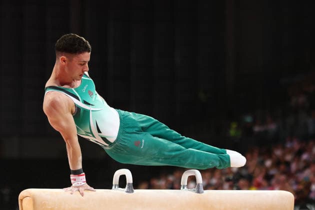 July 27, 2026, Glasgow, Scotland, Great Britain: Reigning Olympic Champion RHYS McCLENAGHAN of Northern Ireland competes in the Artistic Gymnastics Men s Pommel Horse Final of the Commonwealth Games Glasgow 2026 at the Tollcross International Swimming Centre in Glasgow, Scotland Glasgow Great Britain - ZUMAc179 20260727_zep_c179_053 Copyright: xMickaelxChavetx