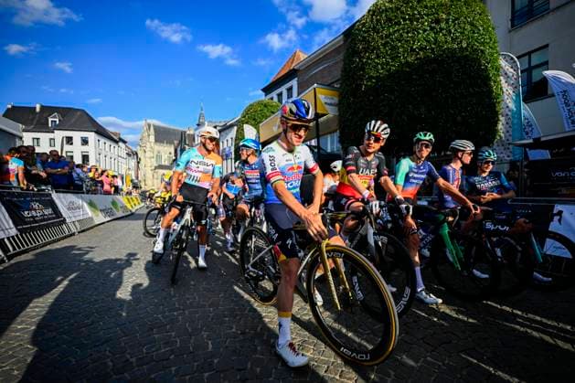 Na-Tourcriterium Aalst - 27 07 2026 AALST, BELGIUM - JULY 27 : Evenepoel Remco (BEL) of Red Bull BORA Hansgrohe during the 89th edition of the post Tour de France criterium of Aalst cycling race on July 27, 2026 in Aalst, Belgium, 27 07 2026 Aalst Belgium  Copyright: xTomasxSiskx