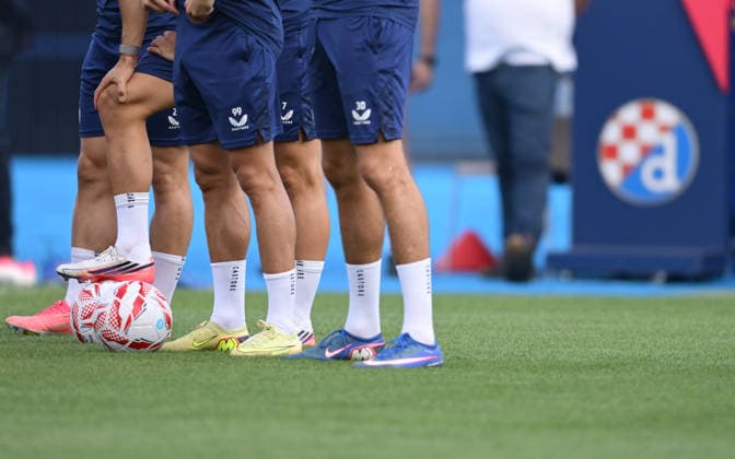 Training of GNK Dinamo Players of Dinamo during a training session ahead of the UEFA Champions League second qualifying round second leg match against Thun in Zagreb, Croatia, on July 27, 2026.  IgorxSoban PIXSELL