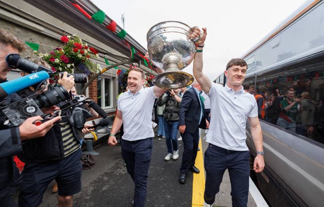 Gaelic Football, celebrations for champions Mayo
