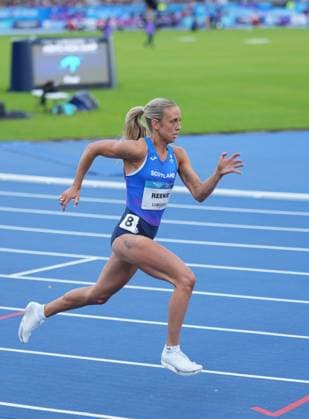 Jemma Reekie of Scotland running in Heat 3 of the Women s 800m. Glasgow 2026 Commonwealth Games, Day Five, Glasgow, Scotland, UK - 27 Jul 2026Glasgow Scotland United Kingdom  Copyright: xStuartxWallace Shutterstockx 17005519k
