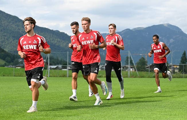 Football, Bundesliga 1, 1. FC Köln, training camp in Kitzbühel