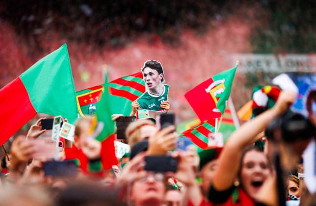 2026 GAA All-Ireland Senior Football Champions Mayo Homecoming, Castlebar, Mayo 27 7 2026 A picture showing Mayo s Kobe McDonald during the homecoming A picture showing Kobe McDonald during the homecoming 27 7 2026  Copyright: xx ISS_6060