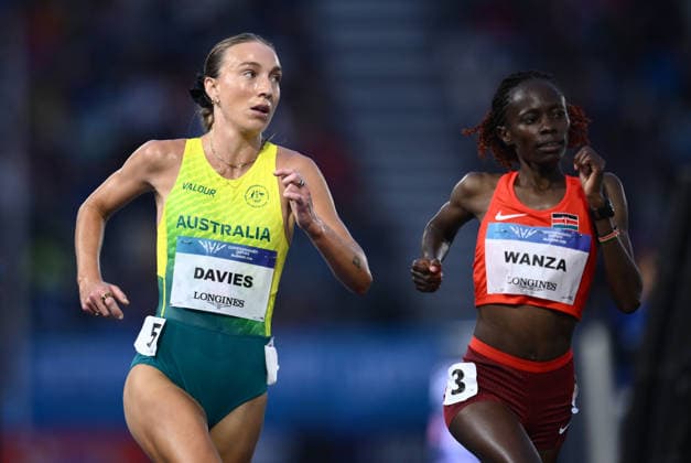 COM26 ATHLETICS, Rose Davies of Australia during the Women™s 10000m Final during the Glasgow 2026 Commonwealth Games at Scotstoun Stadium in Glasgow, Scotland, Monday, July 27, 2026. ( NO ARCHIVING, EDITORIAL USE ONLY Glasgow United Kingdom  Copyright: xJOELxCARRETTx 20260728169716016732