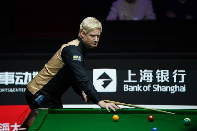 SHANGHAI, CHINA - JULY 28: Neil Robertson of Australia plays a shot in the second round match against Xiao Guodong of China on day 2 of the Shanghai Masters 2026 at Luwan Gymnasium on July 28, 2026 in Shanghai, China.  Copyright: xTaixChengzhex 111656838621