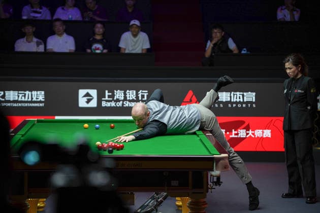 SHANGHAI, CHINA - JULY 28: Chris Wakelin of England plays a shot in the first round match against Mark Williams of Wales at the 2026 Snooker Shanghai Masters on July 28, 2026 in Shanghai, China.  Copyright: xTaixChengzhex 111656838794