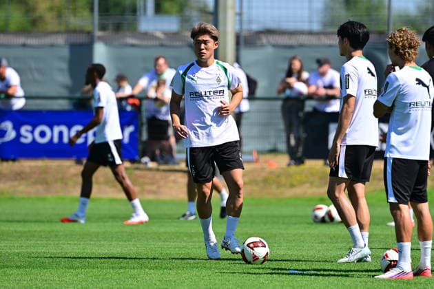 28.07.2026; Moenchengladbach; Fussball, Herren, Saison 2026 2027, Training Borussia Moenchengladbach Zento Uno (Gladbach) erstmals auf dem Trainingsplatz DFL regulations prohibit any use of photographs as image sequences and or quasi-video. ista-Borussia-Park NRW Deutschland *** July 28, 2026, Mönchengladbach Soccer, Men s, 2026–2027 Season, Borussia Mönchengladbach Training: Zento Uno Gladbach Takes to the Training Field for the First Time. DFL regulations prohibit any use of photographs as image sequences and or quasi-video. Borussia Park, NRW, Germany