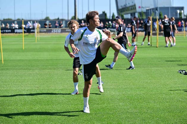28.07.2026; Moenchengladbach; Fussball, Herren, Saison 2026 2027, Training Borussia Moenchengladbach Zento Uno (Gladbach) erstmals auf dem Trainingsplatz DFL regulations prohibit any use of photographs as image sequences and or quasi-video. ista-Borussia-Park NRW Deutschland *** July 28, 2026, Mönchengladbach Soccer, Men s, 2026–2027 Season, Borussia Mönchengladbach Training: Zento Uno Gladbach Takes to the Training Field for the First Time. DFL regulations prohibit any use of photographs as image sequences and or quasi-video. Borussia Park, NRW, Germany