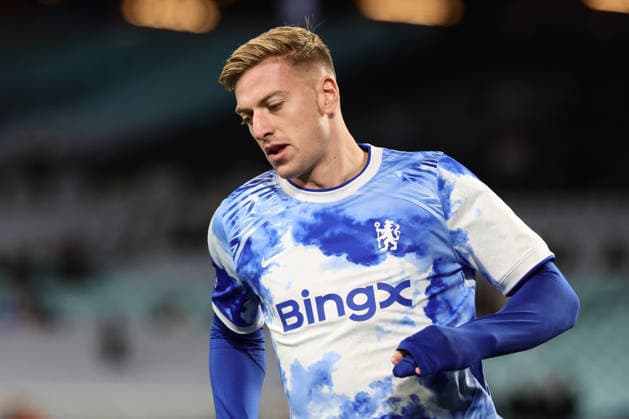 Liam Delap of Chelsea warms up during the match between Chelsea F.C. and Western Sydney Wanderers, Sydney Super Cup friendly at Accor Stadium, Sydney on 28 July 2026. Copyright: xPeterxDovganx 45290145