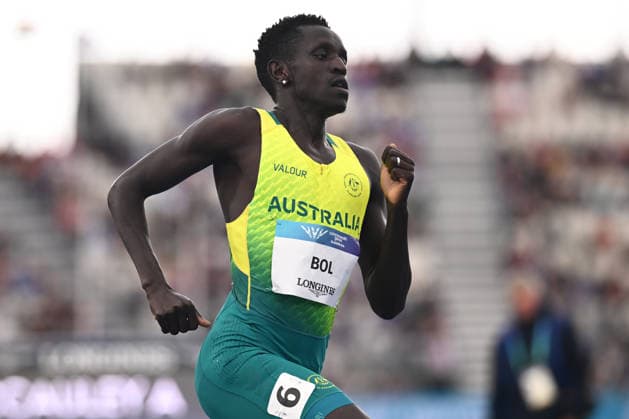 COM26 ATHLETICS, Peter Bol of Australia competes in the Men s Men s 800m Heats during the Glasgow 2026 Commonwealth Games at Scotstoun Stadium in Glasgow, Scotland, Tuesday, July 28, 2026. ( NO ARCHIVING, EDITORIAL USE ONLY Glasgow United Kingdom  Copyright: xJOELxCARRETTx 20260728153227287015