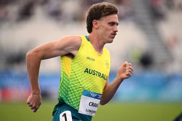 COM26 ATHLETICS, Peyton Craig of Australia competes in the Men s Men s 800m Heats during the Glasgow 2026 Commonwealth Games at Scotstoun Stadium in Glasgow, Scotland, Tuesday, July 28, 2026. ( NO ARCHIVING, EDITORIAL USE ONLY Glasgow United Kingdom  Copyright: xJOELxCARRETTx 20260728116315124547
