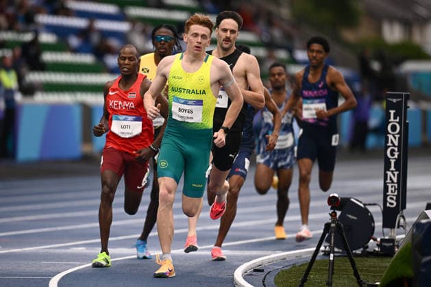 COM26 ATHLETICS, Luke Boyes of Australia competes in the Men s Men s 800m Heats during the Glasgow 2026 Commonwealth Games at Scotstoun Stadium in Glasgow, Scotland, Tuesday, July 28, 2026. ( NO ARCHIVING, EDITORIAL USE ONLY Glasgow United Kingdom  Copyright: xJOELxCARRETTx 20260728146314419291