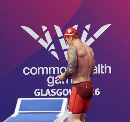 July 27, 2026, Glasgow, Scotland, Great Britain: ADAM RAMSAY-PEATY of England reacts to his third place in the Swimming Men s 50m Breaststroke Final of the Commonwealth Games Glasgow 2026 at the Tollcross International Swimming Centre in Glasgow, Scotland. Glasgow Great Britain - ZUMAc179 20260727_zep_c179_348 Copyright: xMickaelxChavetx